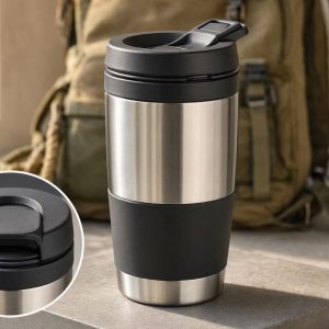 Premium Stainless Steel Coffee Cup Vacuum Insulated Thermal Travel Mug With Leak Proof Lid For Camping