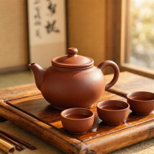 Eco Friendly Natural Clay Teapot Unglazed Purple Sand Aesthetic Kettle For Authentic Kung Fu Tea Ceremony